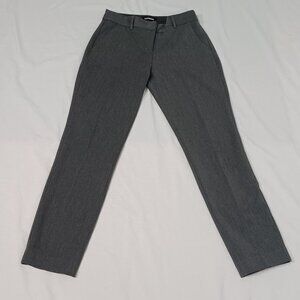 Express Columnist Ankle Pants Womens Gray Size 0 Stretch Mid Rise
